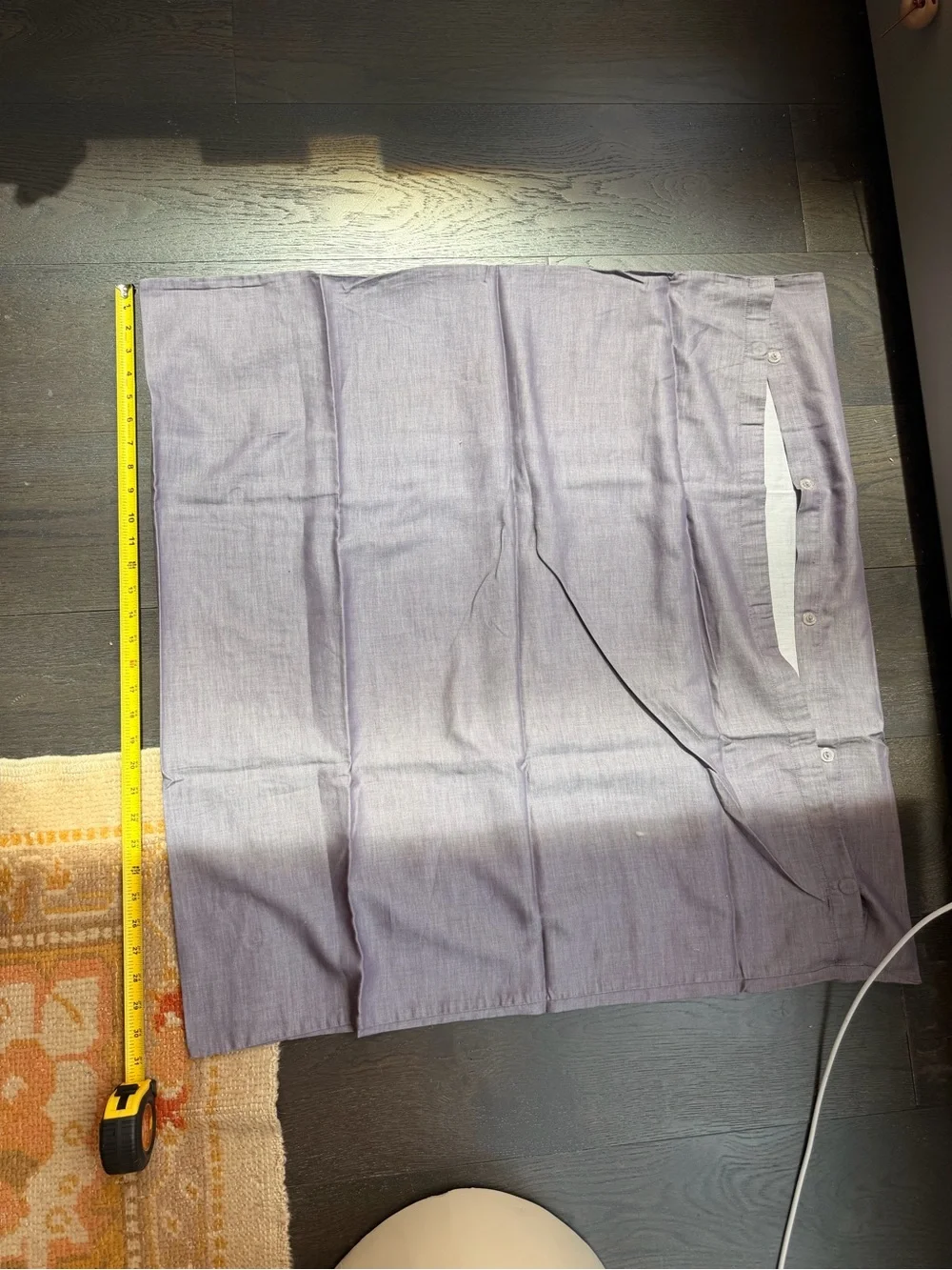 Set of Large Square Never Used Lavender Pillow Cases 30x30